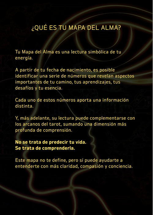 Tu mapa del alma | Guía digital de numerología y tarot